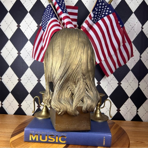 John Lennon Bust Life Size by Neal Martz – Bronze Finish Sculpture| Esco 1980 - Picture 14 of 15